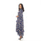 Long Sleeve Multi Layer Dress - DR1098 Blue Print